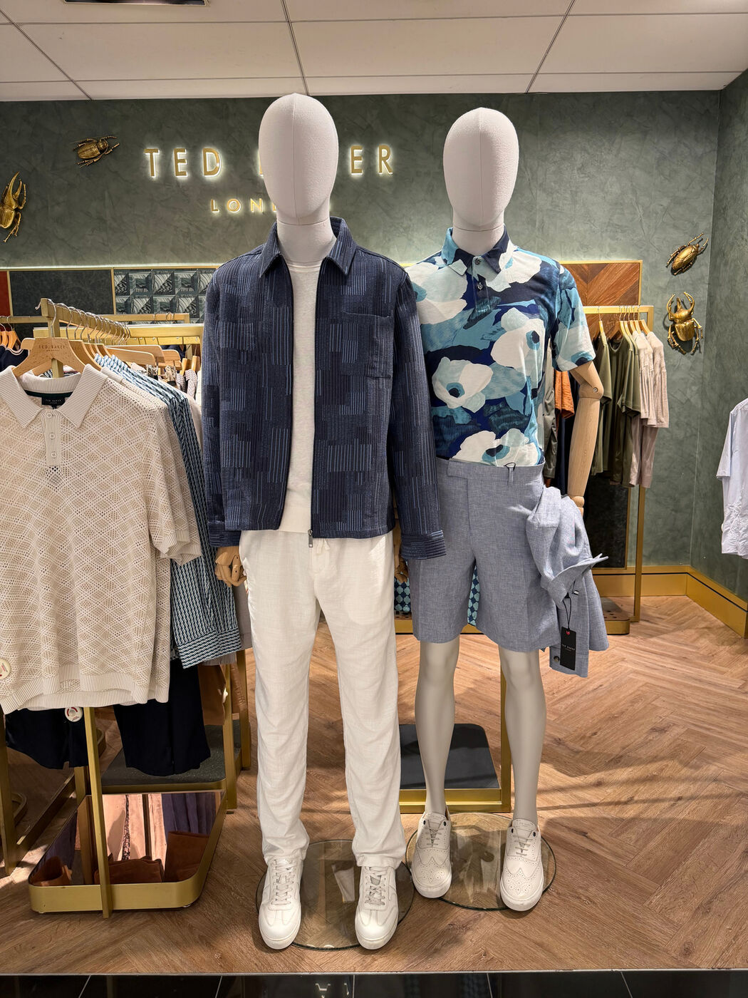 Ted Baker mannequins on the Bloomingdale's floor